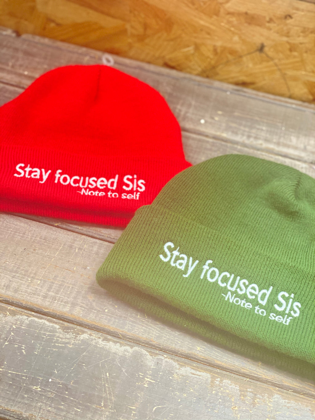 Stay Focused Sis Beanie